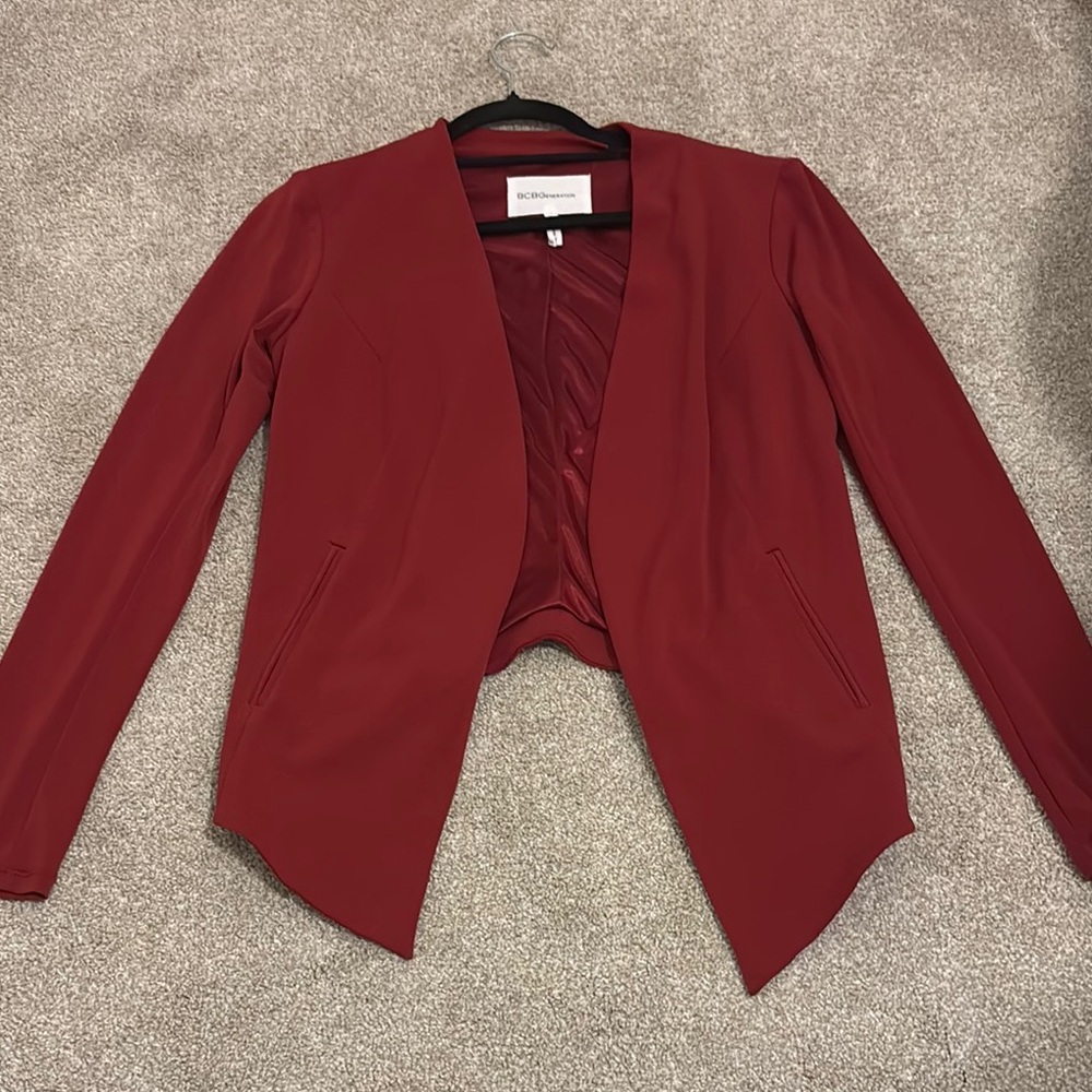 BCBGMAXAZRIA Women's Red Blazer